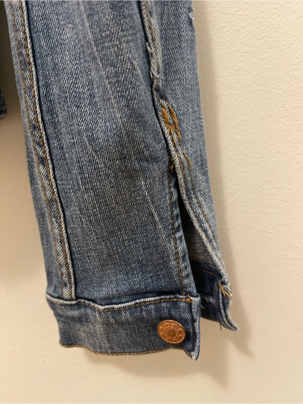 Hand Embroidered Blue Denim Jacket - Women - Picture 8 of 13